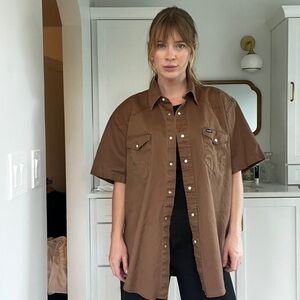 Vintage Wrangler brown Top